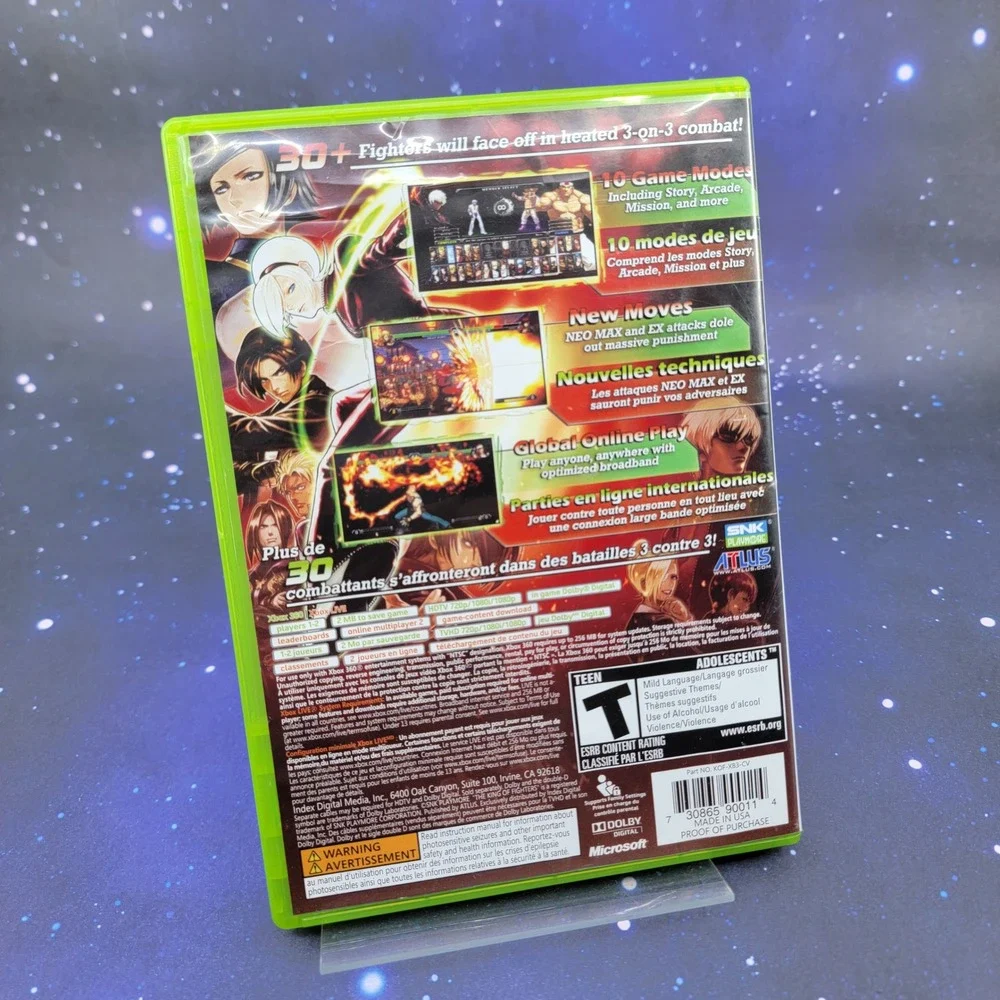 The King of Fighters XIII Xbox 360 SNK Atlus Fighting Game KOF XIII With Manual